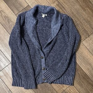 Girl’s Shawl Collar Cardigan Sweater